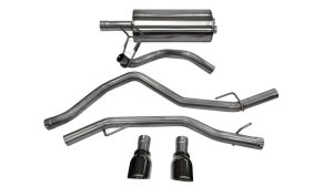 RAM 1500 Performance Exhaust - Rear - CORSA Performance - Dual Rear Exit, Cat-Back, RSC Technology - Black - `09-`18 RAM 1500 Performance Exhaust - Rear - CORSA Performance - Dual Rear Exit, Cat-Back, RSC Technology - Black - `09-`18
